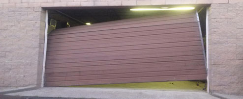 Out of track overhead door New Bedford
